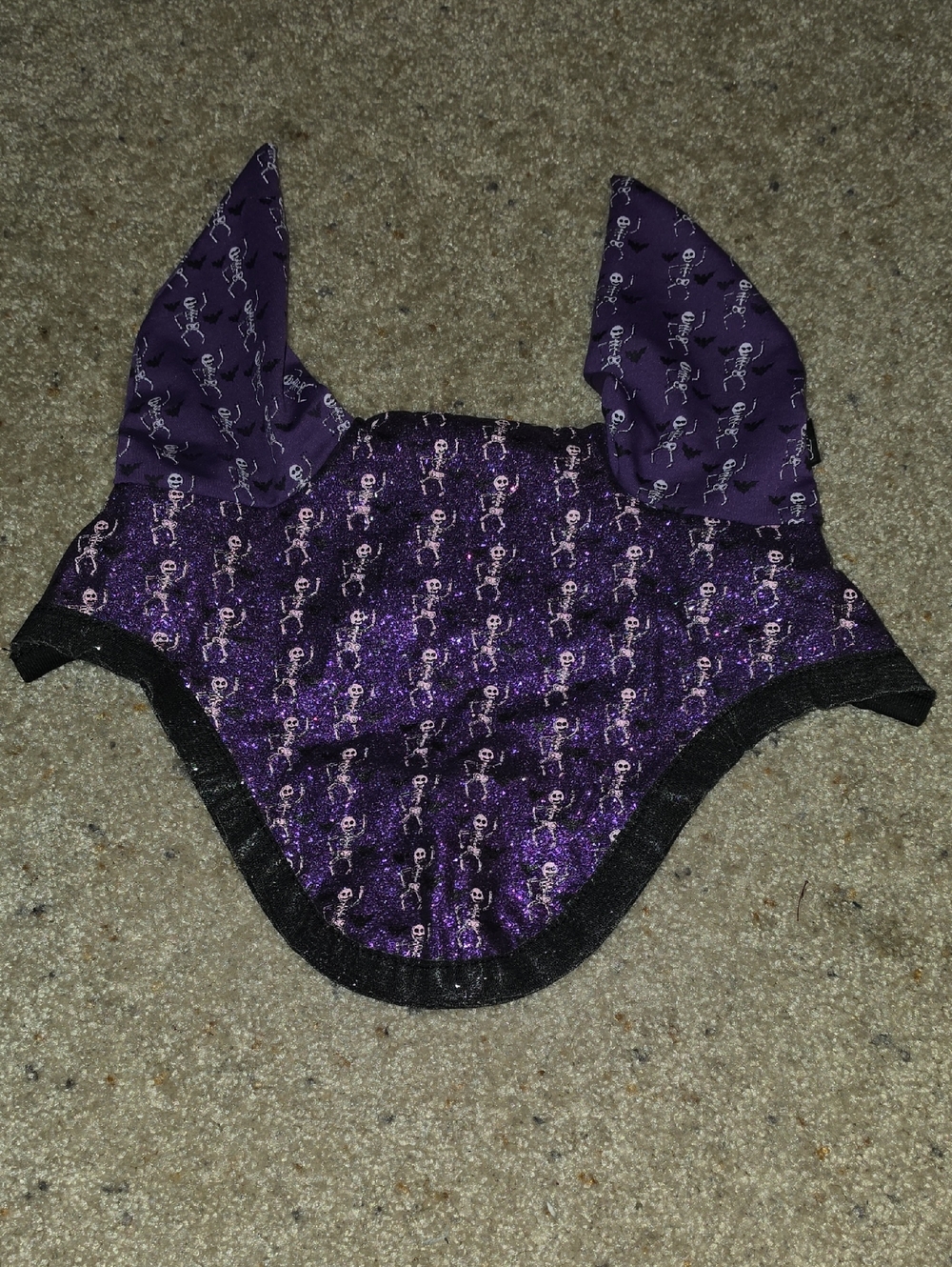 Purple Halloween Ear Bonnet